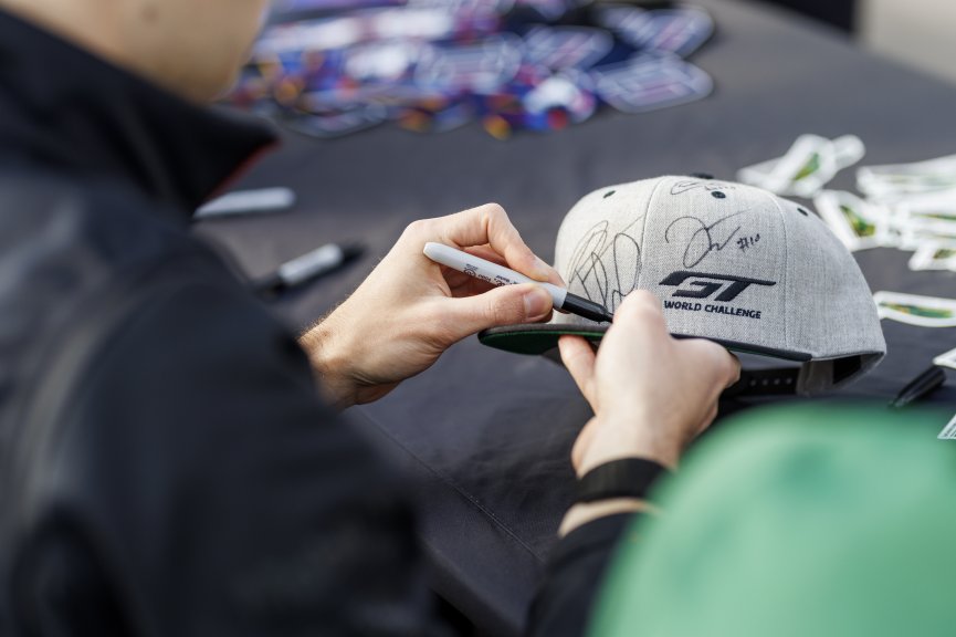 Autograph session at GT World Challenge America Powered by AWS, Indy 8HR, SRO America, Indianapolis Motor Speedway, Speedway, IN Oct 15 - 19, 2025
