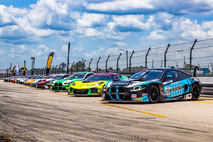 Grid walk at GT World Challenge America Powered by AWS, SRO America, Sebring International Raceway, Sebring, FL, May 15-18, 2025. #29 BMW M4 GT3 EVO of Justin Rothberg and Robby Foley, Turner Motorsport, Pro-Am
